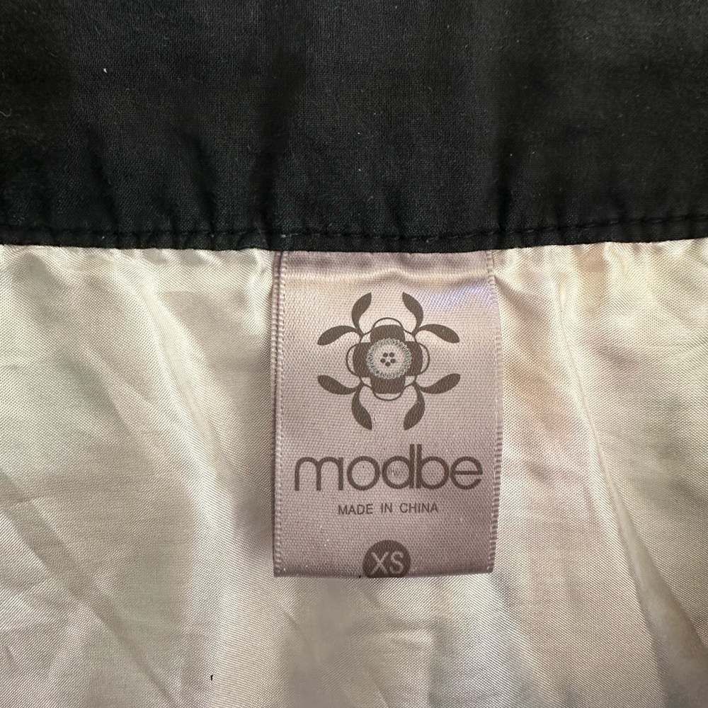 Modbe Floral Skater Skirt XS Cottagecore Boho Garden Print Cotton Ruffle Hem - Picture 9 of 10
